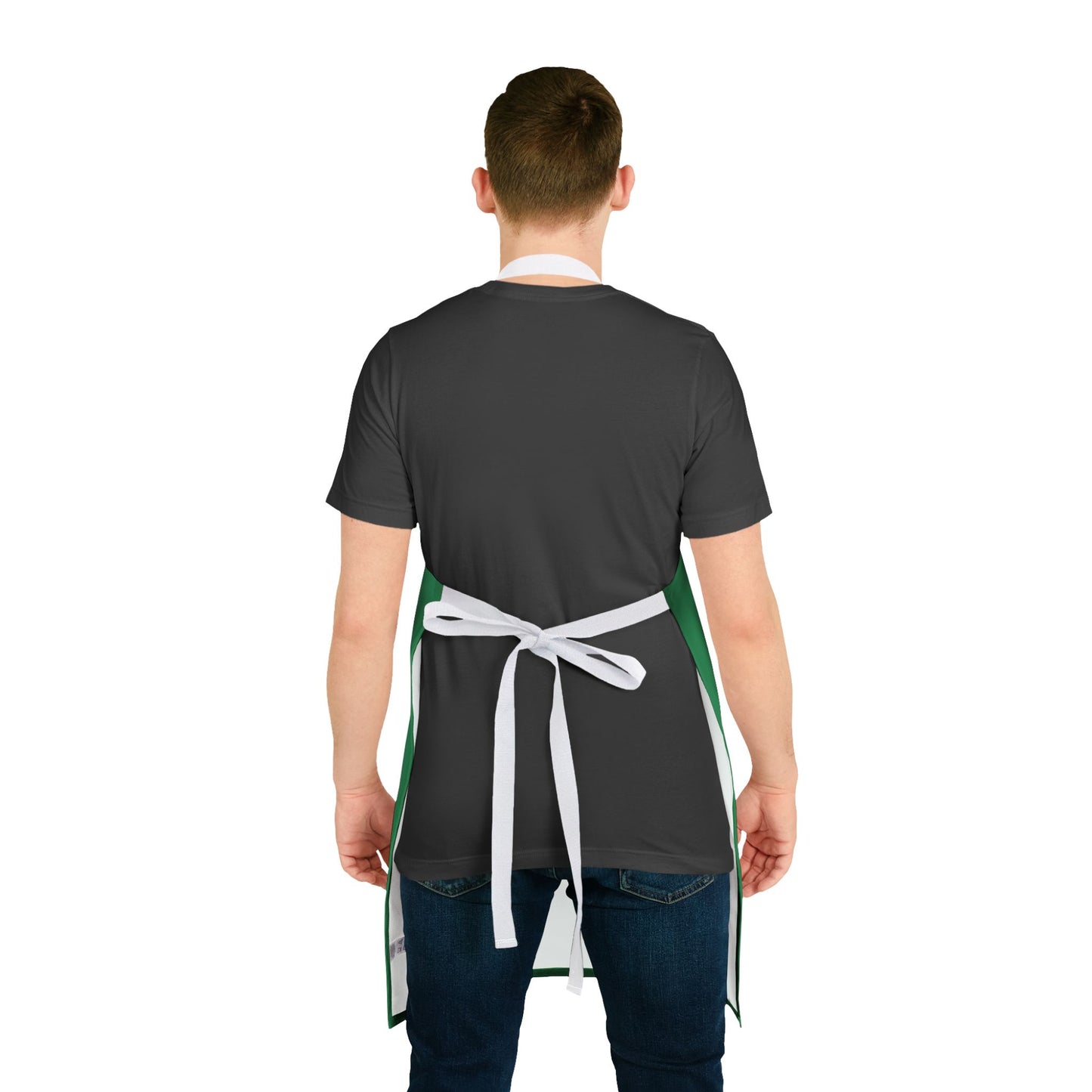 Reindeer Apron, Dark Green