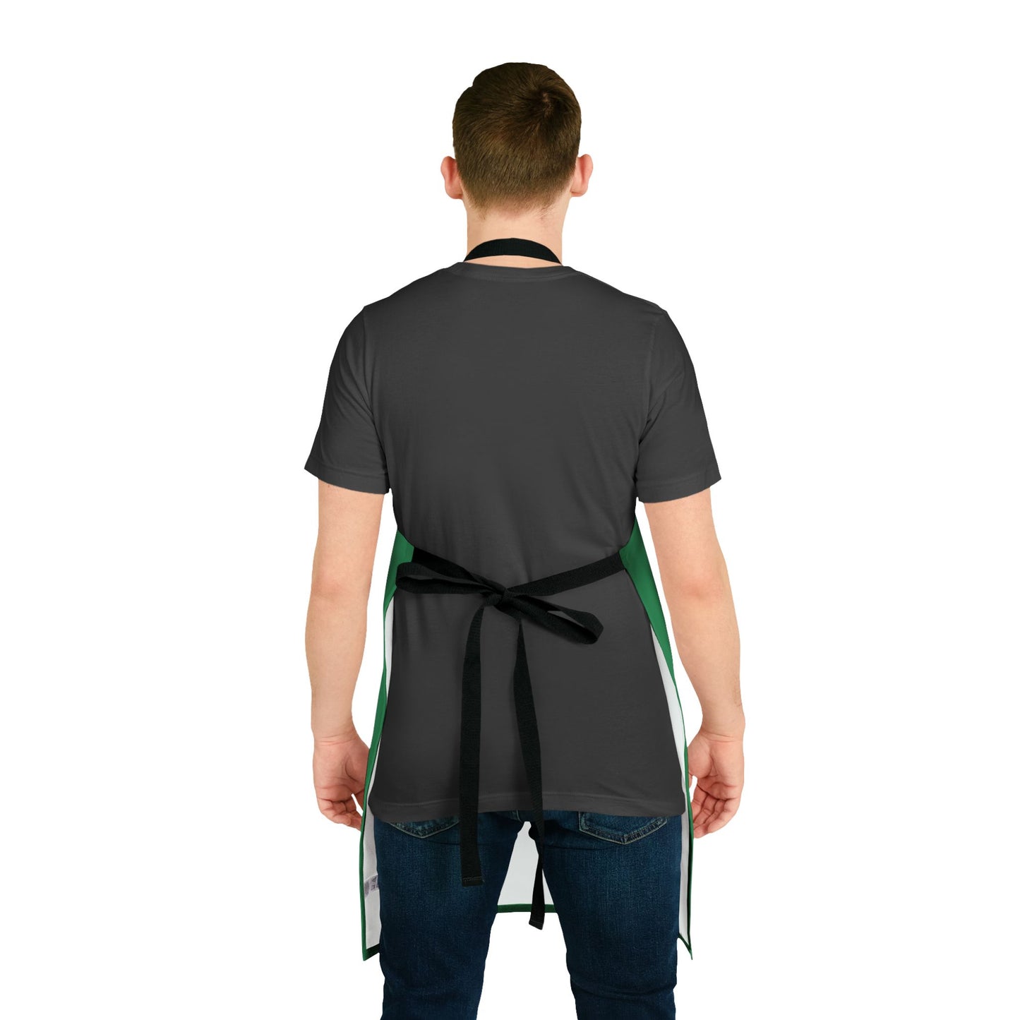 "'Tis the Season" Apron, Dark Green