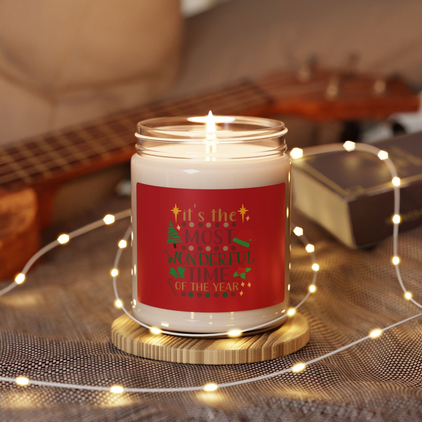 "It's the Most Wonderful Time of the Year" Scented Soy Candle, 9oz