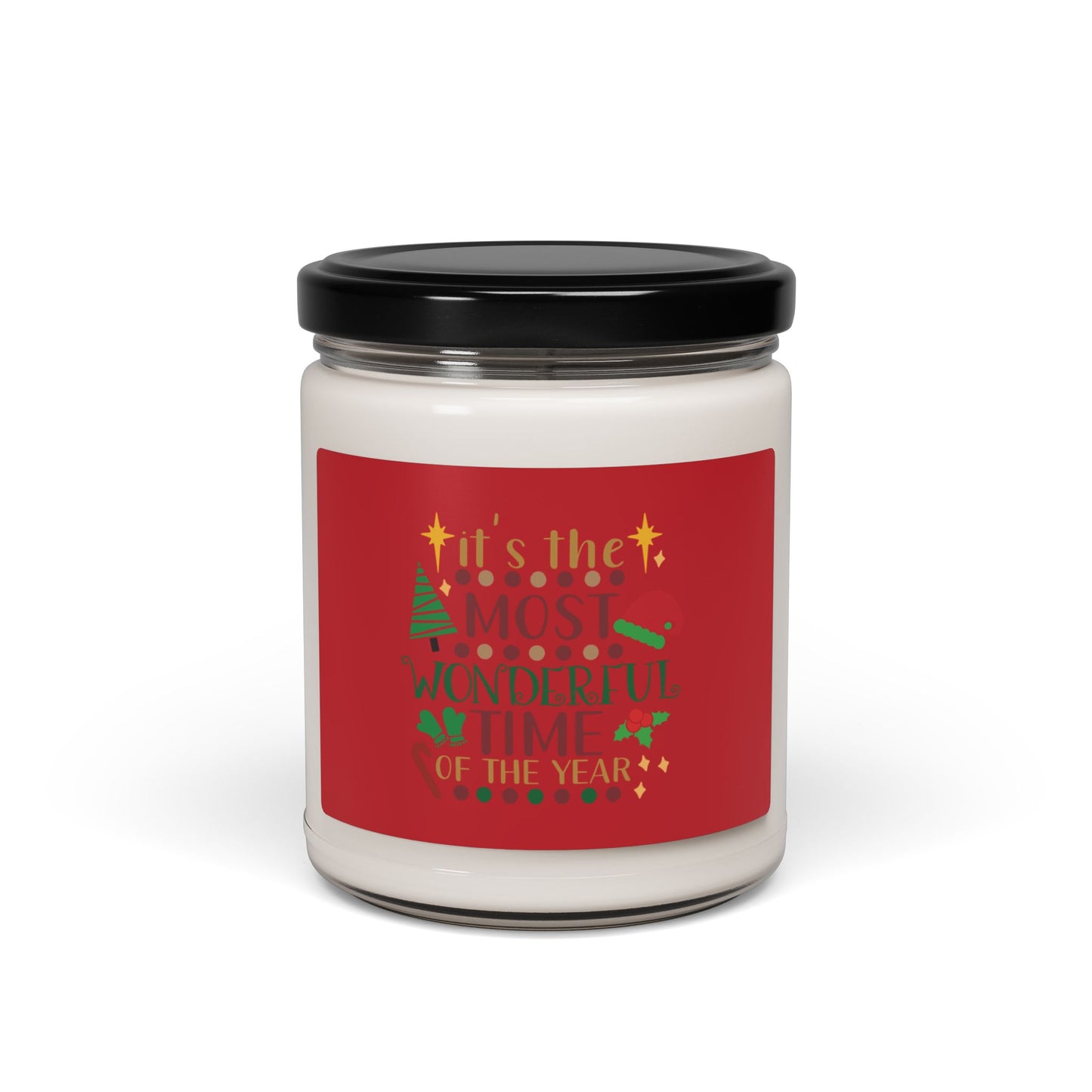 "It's the Most Wonderful Time of the Year" Scented Soy Candle, 9oz