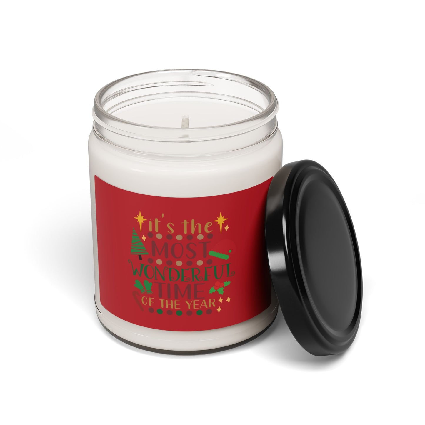 "It's the Most Wonderful Time of the Year" Scented Soy Candle, 9oz